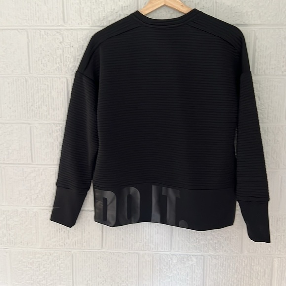 Nike Dri-Fit Training Crew Top Sweatshirt Black CD8991-010 Size XS Women - Picture 5 of 10